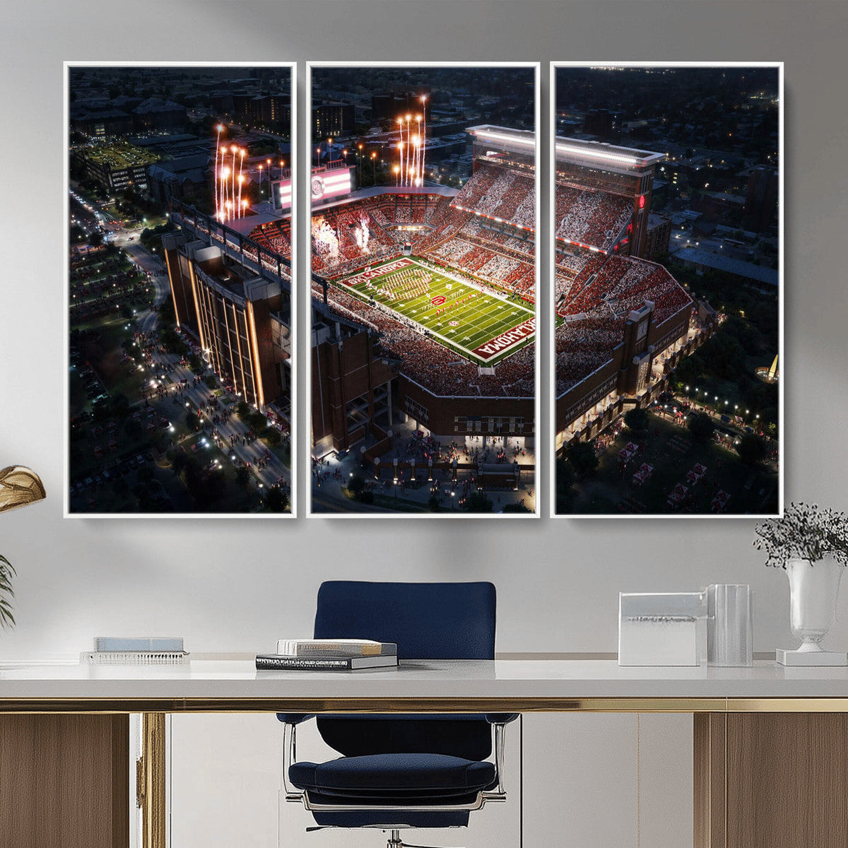 Oklahoma Memorial Stadium - Gaylord Memorial Stadium Wall