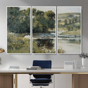 Edward Mitchell Bannister Streamside Wall Art Canvas Print