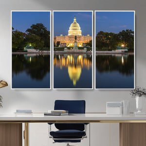 US Capitol Building Wall Art Canvas Print – Washington DC