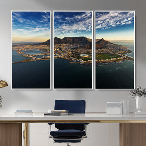 Cape Town Skyline Wall Art Canvas Print – Table Mountain
