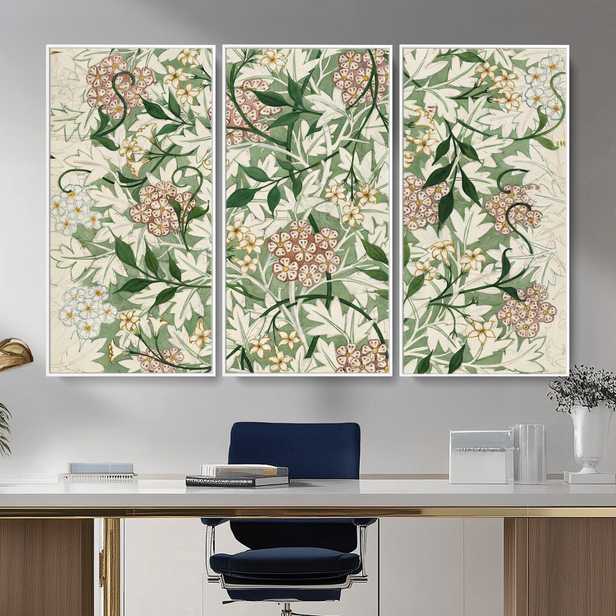 William Morris Jasmine 1872 Canvas Wall Art — Arts and