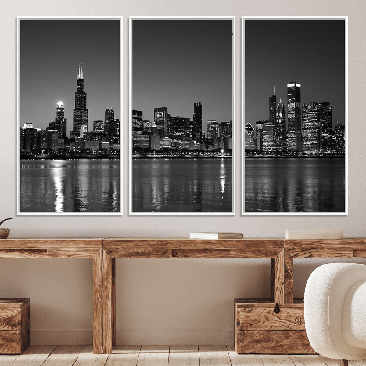 Chicago Wall Art Canvas Print