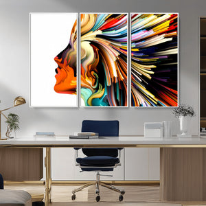 Profile Colors Canvas Print