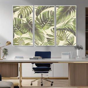Palm Leaves Canvas Print