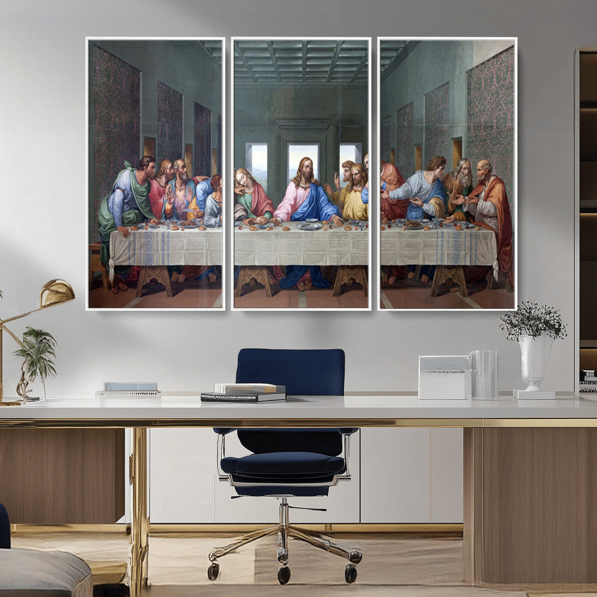The Last Supper Multi Panel Canvas Wall Art