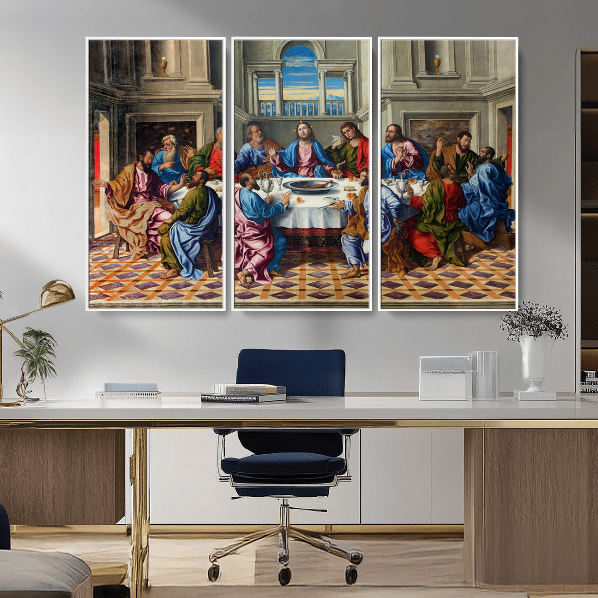 The Last Supper Multi Panel Canvas Wall Art