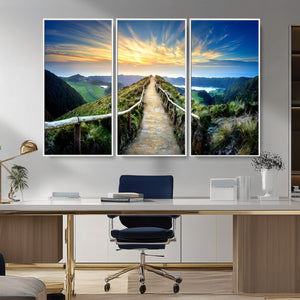 Mountain Landscape Wall Art Canvas Print