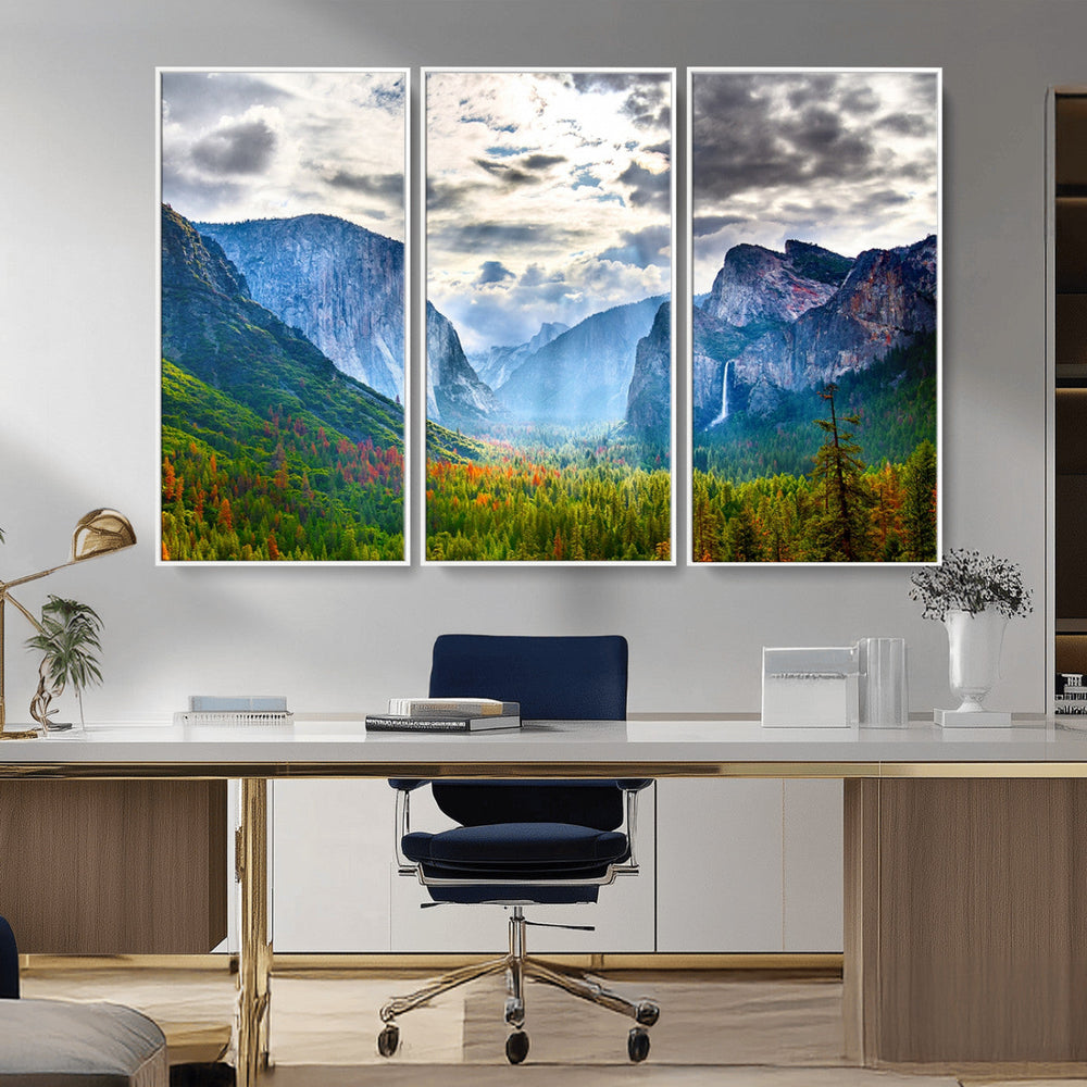 Yosemite National Park El Capitan Landscape Wall Art,