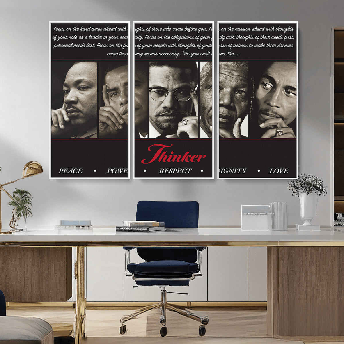 Thinkers of Wall Art Canvas Print - Inspirational Wall Art