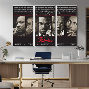 Thinkers of Wall Art Canvas Print - Inspirational Wall Art
