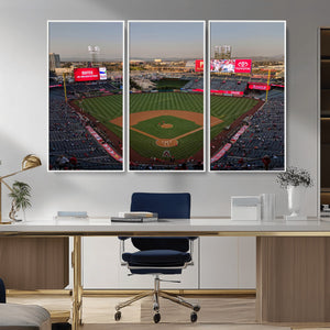 Los Angeles Angels Baseball Canvas Print - Anaheim Angel