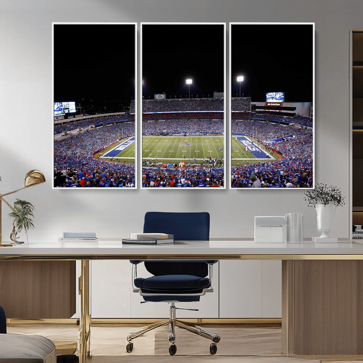 Buffalo Bills Wall Art - Buffalo Bills Stadium Canvas Print,