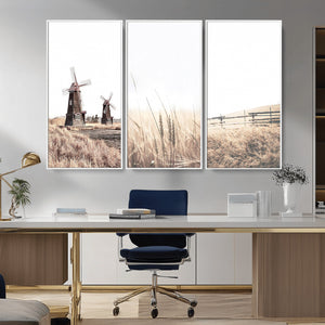 Farm Prints Set, Farmhouse Wall Art Canvas, Country House