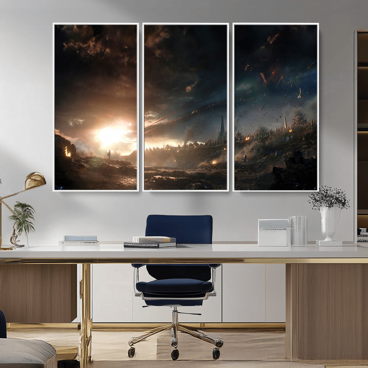 Avengers Planet Wall Art Canvas Print