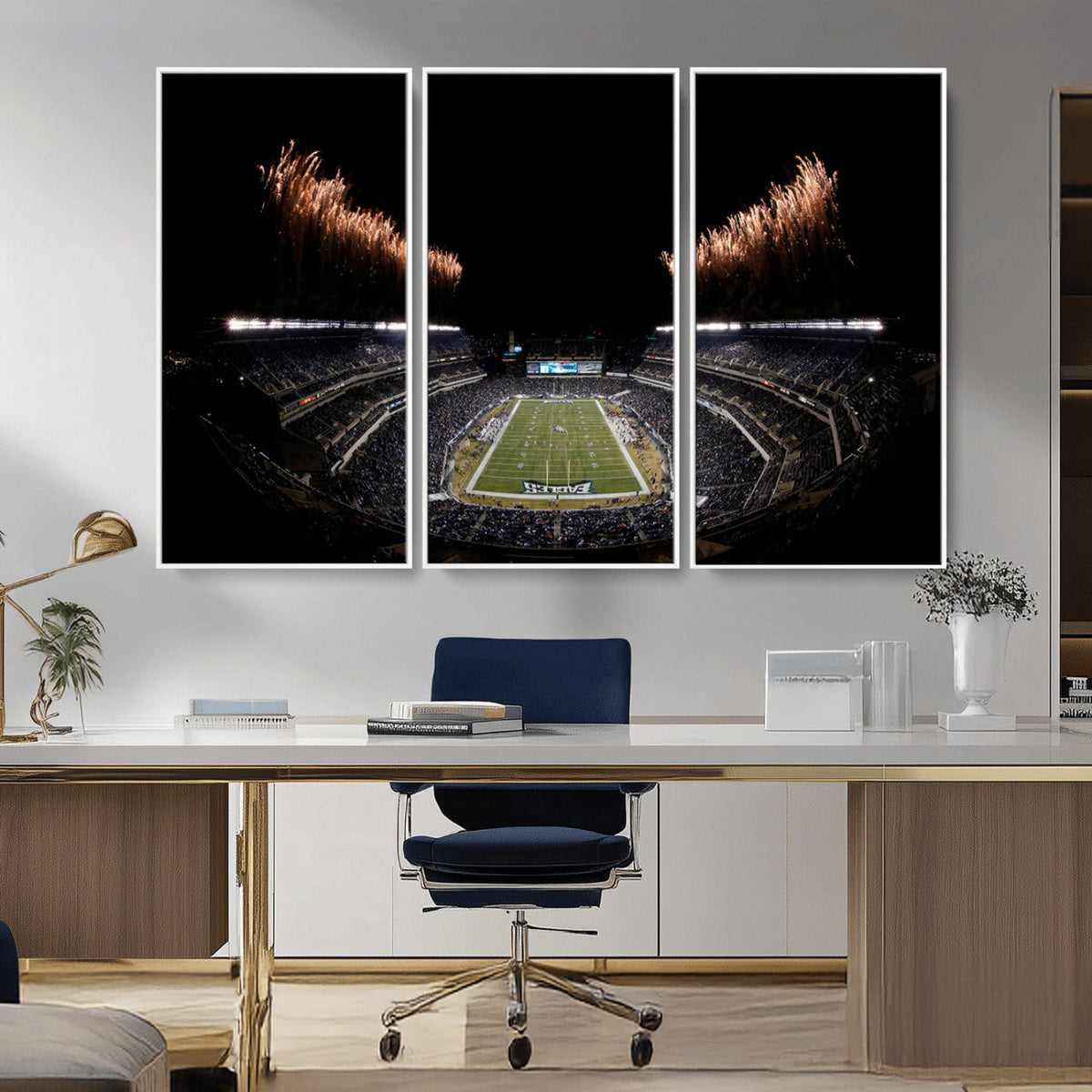 Eagles Field Stadium Wall Art | Philadelphia Eagles Football
