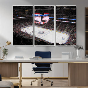 Rogers Place Edmonton Oilers Ice Hockey Stadium Wall Art,