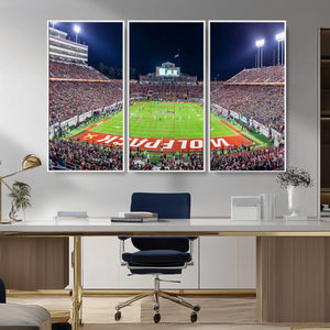 NC State Wolfpack Canvas Print - Raleigh Carter-Finley