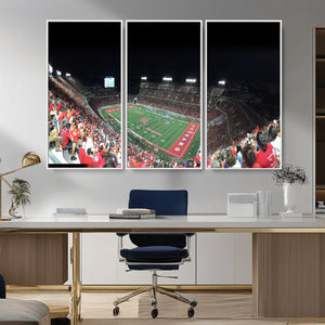 Houston Cougars Football Team Print - Houston TDECU Stadium