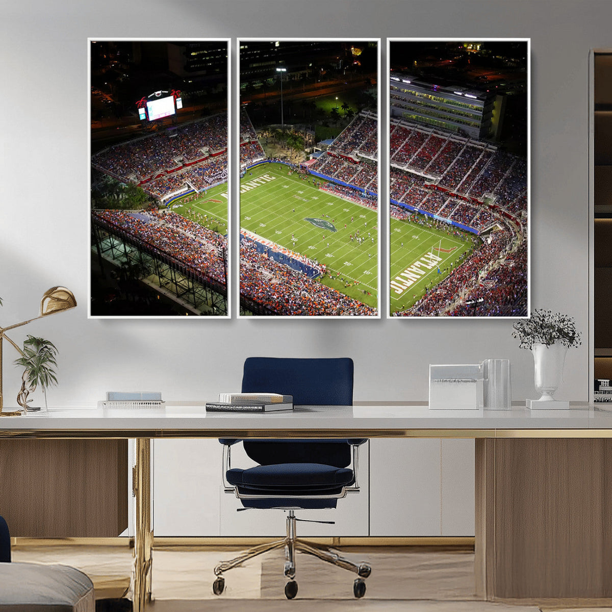 Florida Atlantic University Owls Canvas Print, Football Team