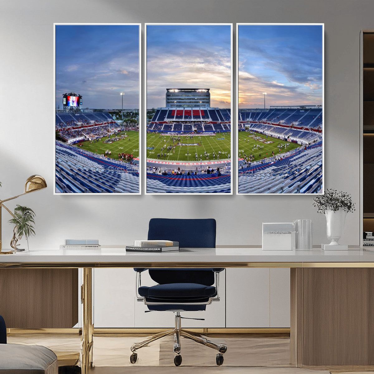 Florida Atlantic University Owls Football Team Print - Boca