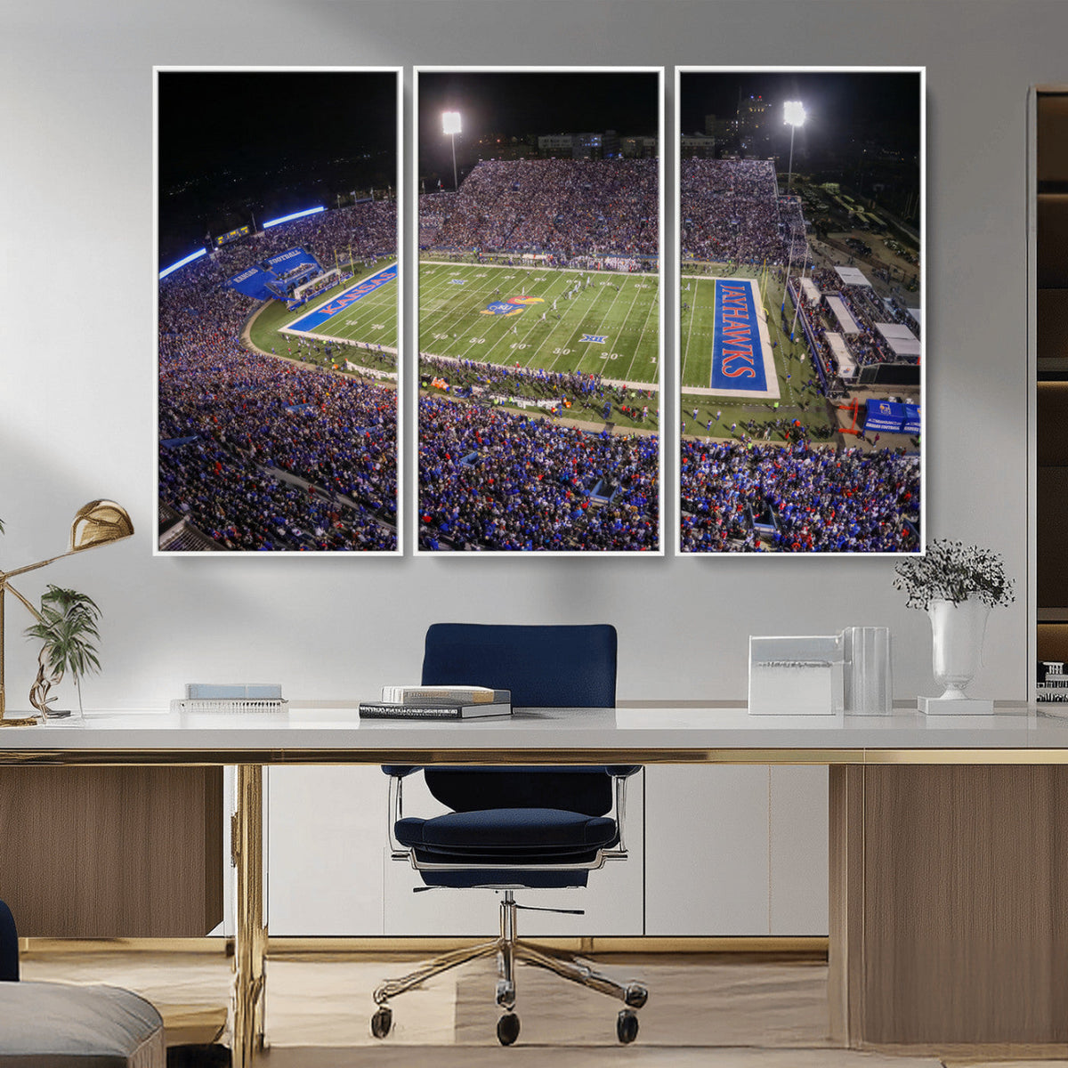 University of Kansas Jayhawks Football Team Print - Lawrence