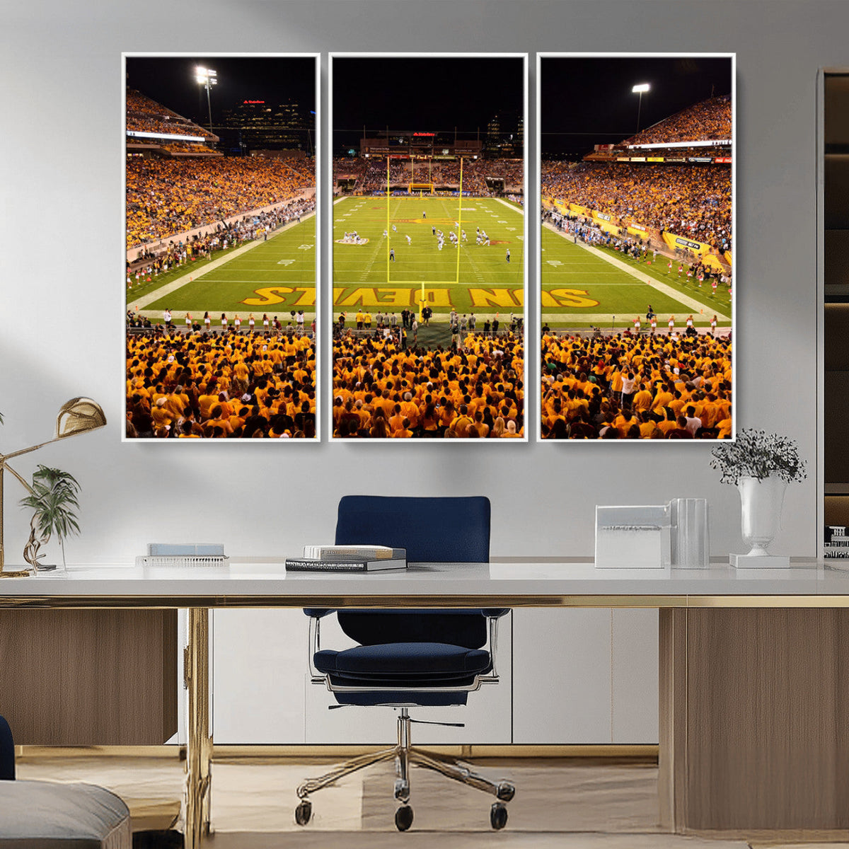 ASU Sun Devils Football Team Print - Phoenix Mountain