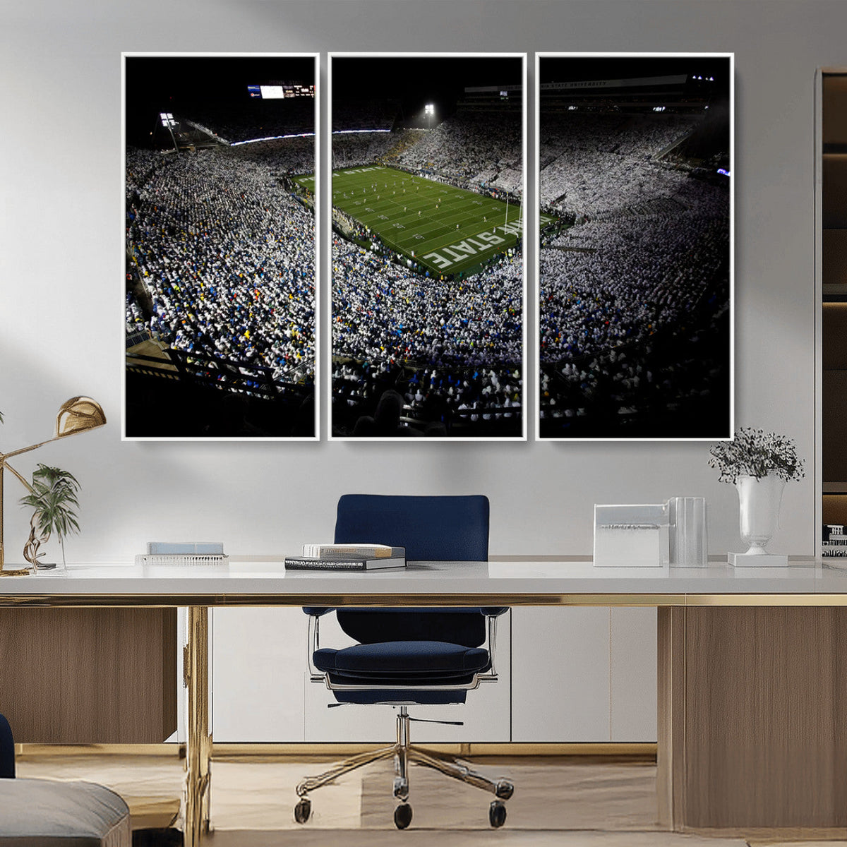 Penn State Football Stadium Wall Art - Beaver Stadium Canvas