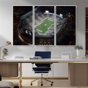 Michigan State Spartans Football Team Print - East Lansing