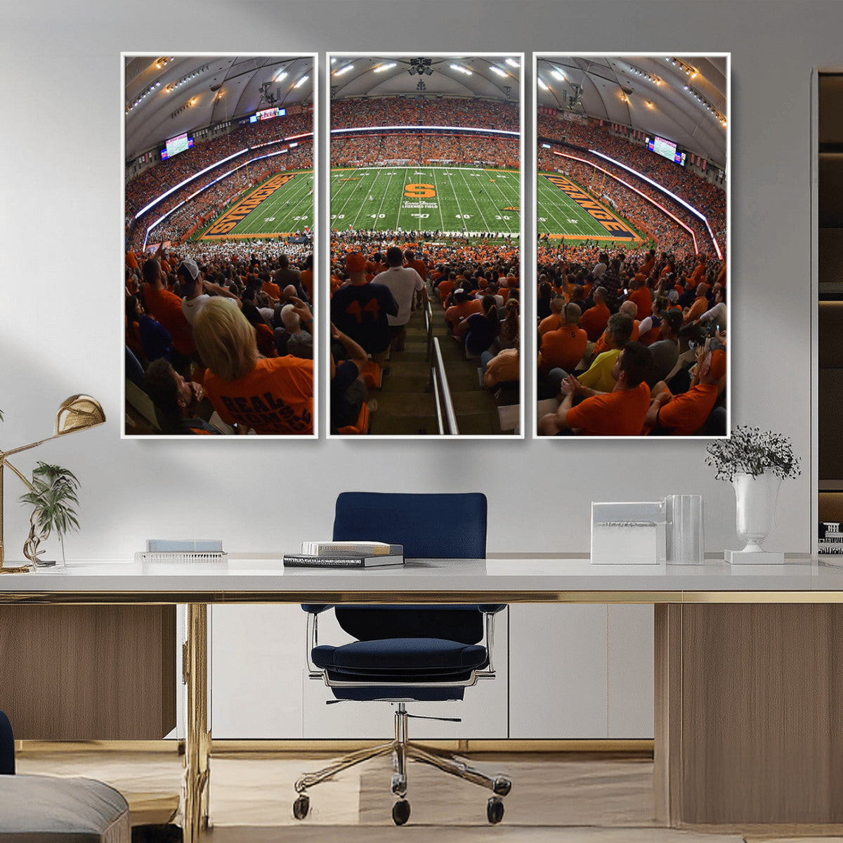 Syracuse University Orange Football Canvas Print, Football