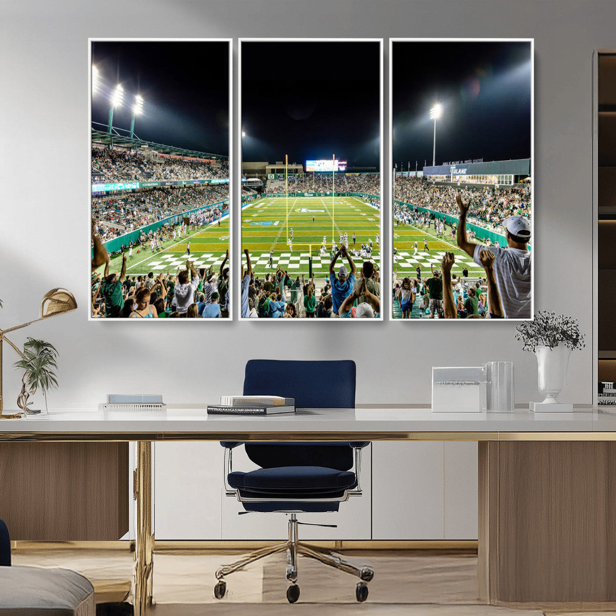 The Tulane University Green Wave Football Team Print - New