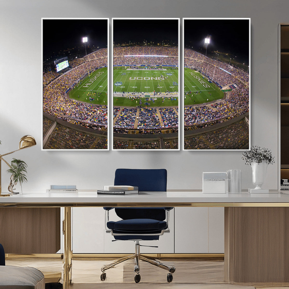 The University of Connecticut UCONN Huskies Football Team