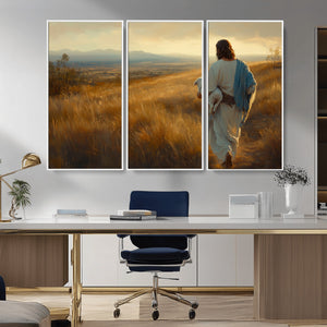 Jesus the Good Shepherd Wall Art Canvas Print -