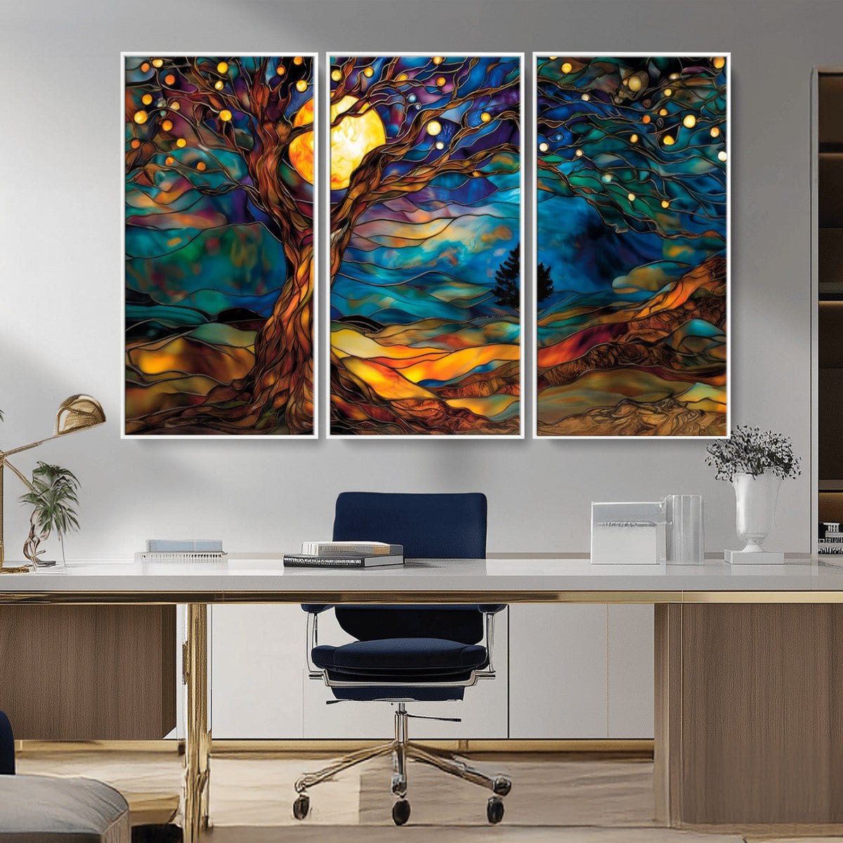 Tree of Life Wall Art - Yggdrasil Tree of Life Canvas Print