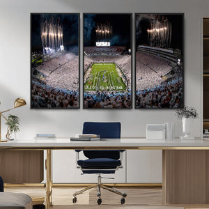 Penn Stadium Football Wall Art Canvas Print, Pennsylvania
