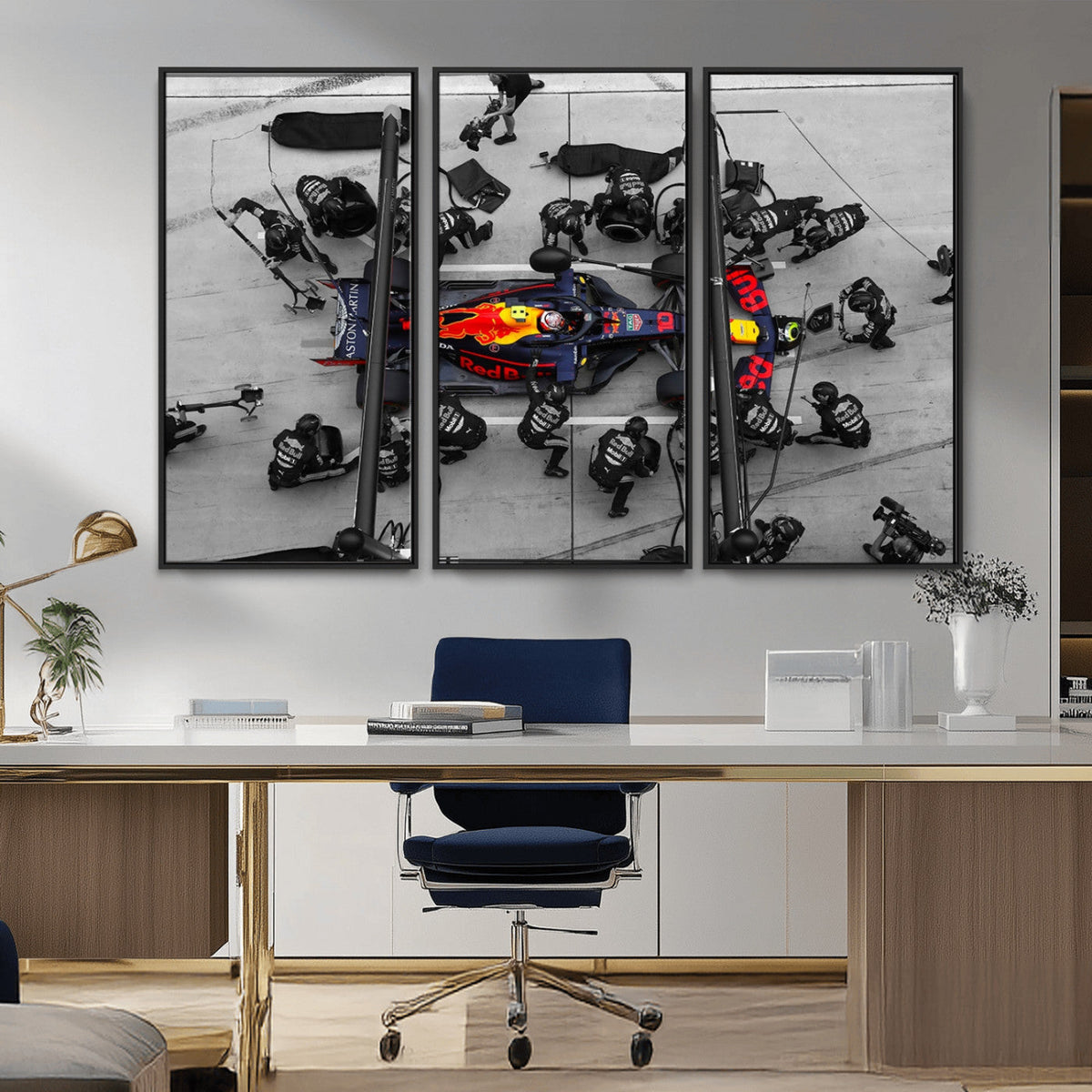 RedBull Formula 1 Canvas Wall Art Print