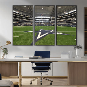Dallas Cowboys Football Team Print - Arlington AT&T Stadium