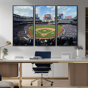 New York Mets Baseball Team Print - Citi Field Stadium Wall