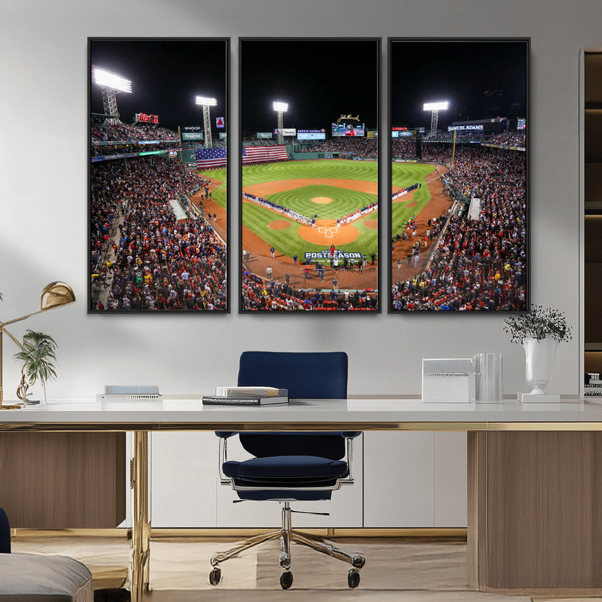 Fenway Park Wall Art Canvas Print | Large Baseball Stadium