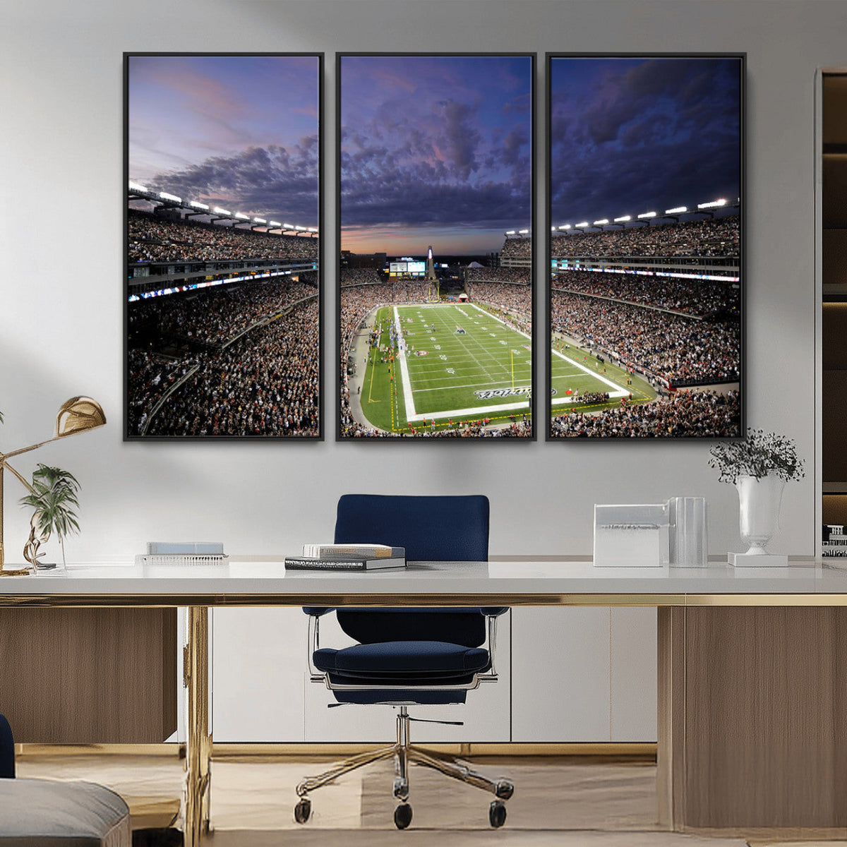 New England Patriots Football Team Print - Foxborough