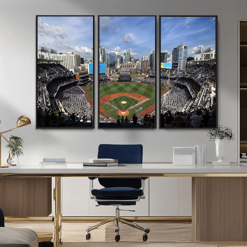 San Diego Padres Baseball Team Print - Petco Park Stadium