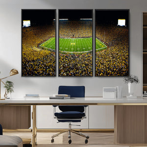 Stadium in Michigan Wall Art Canvas Print, Framed American