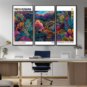 Framed Yayoi Kusama 1986 Wall Art Print – Japanese Wall Art