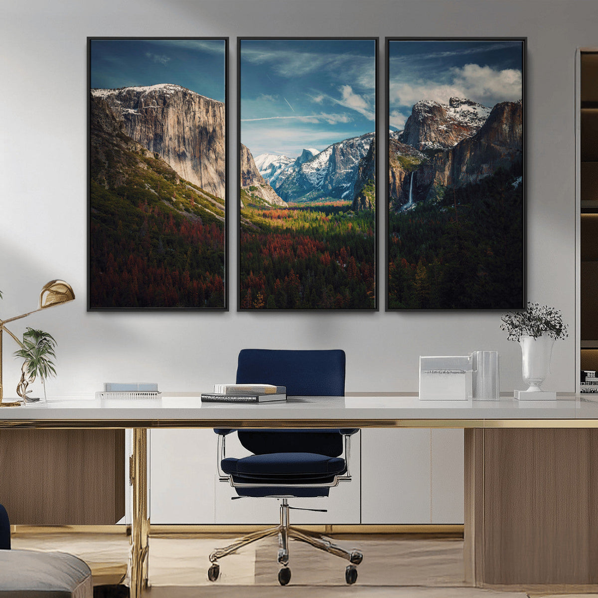 Yosemite National Park Wall Art Canvas Print – Framed