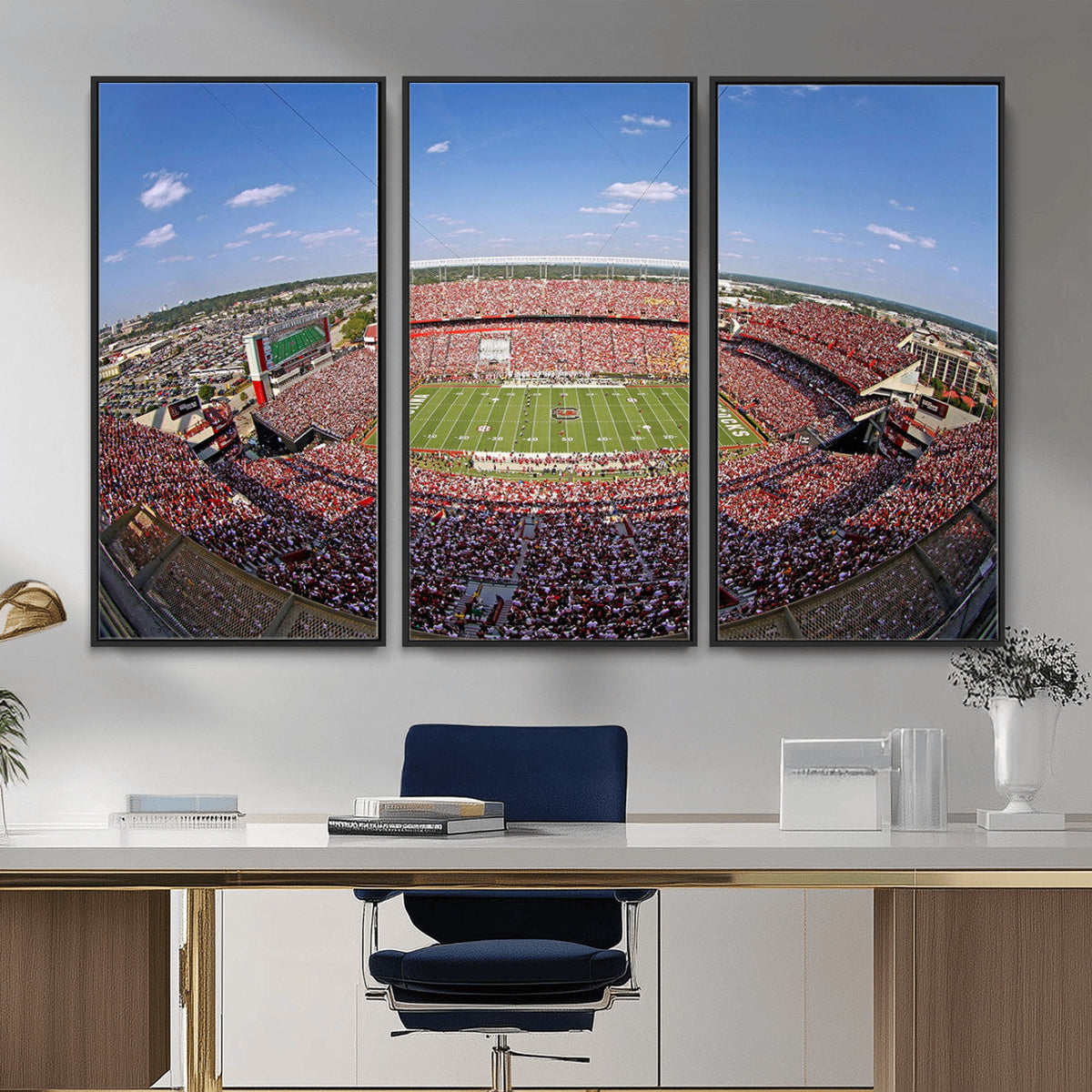 William Brice Stadium Wall Art Canvas Print – Stadium Crowd