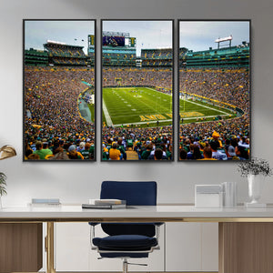 Green Bay Packers Lambeau Field Stadium Wall Art Canvas