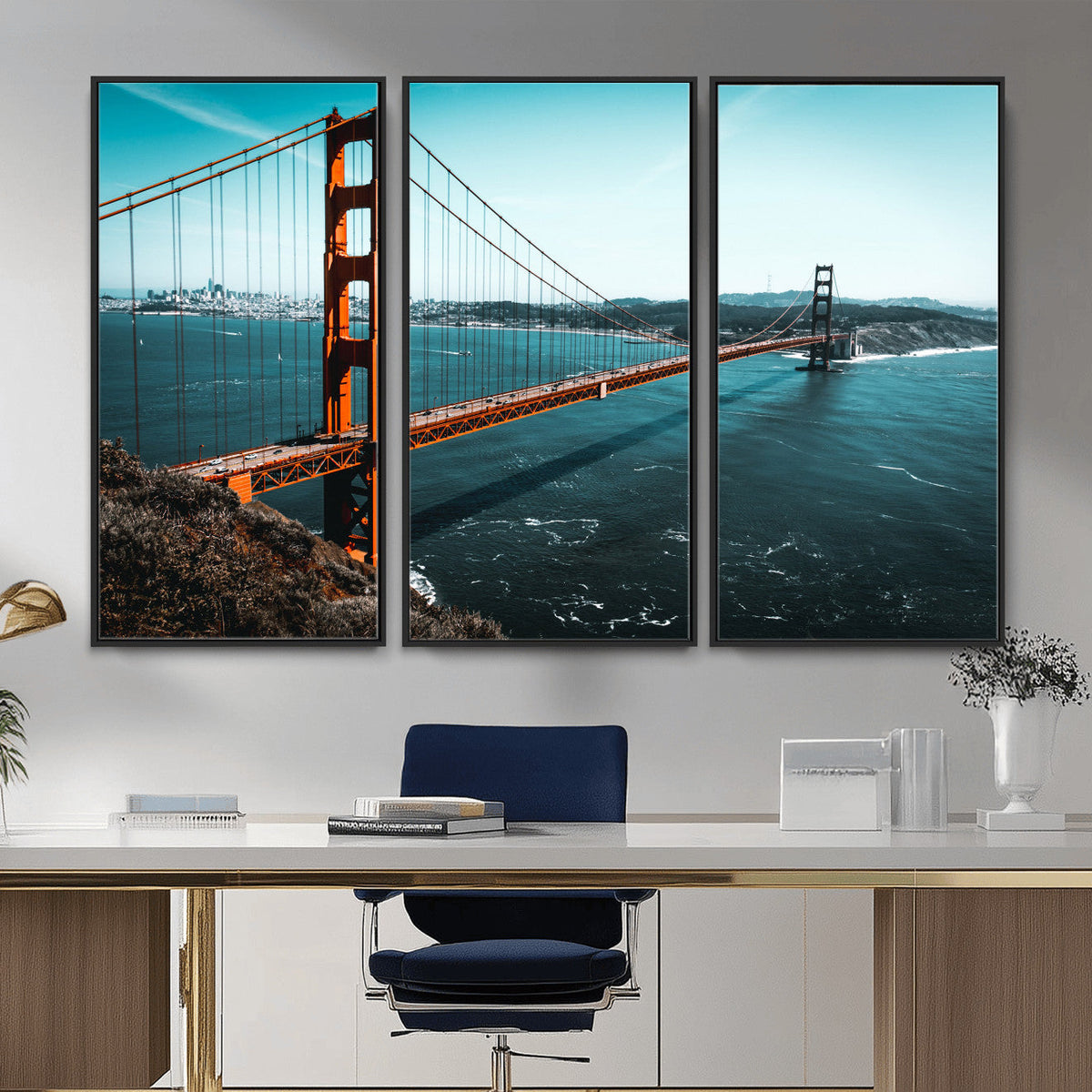 Golden Gate Bridge Wall Art Canvas Print – San Francisco