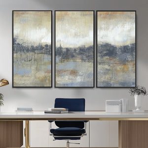 Abstract Neutral Landscape Painting Wall Art