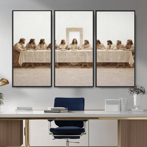The Last Supper Wall Art Canvas Print, Jesus Christ Biblical