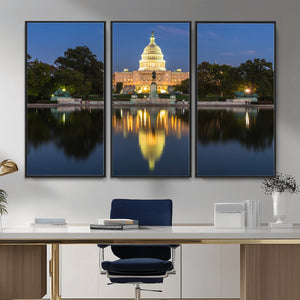US Capitol Building Wall Art Canvas Print – Washington DC