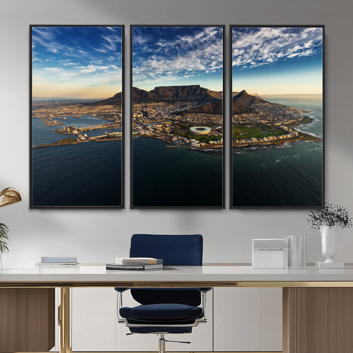 Cape Town Skyline Wall Art Canvas Print – Table Mountain